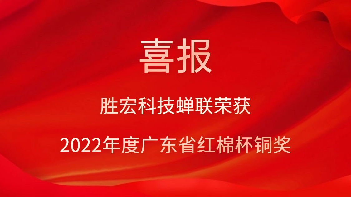 k8凯发科技荣获2022年度广东省红棉杯铜奖